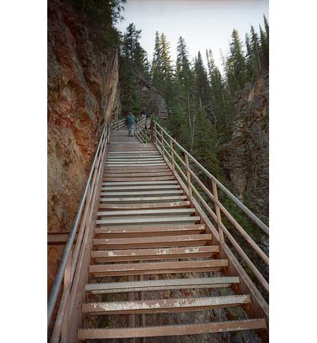 USA Western: Yellowstone NP, Uncle Tom's Trail, Uncle Tom's Trail - , Walkopedia