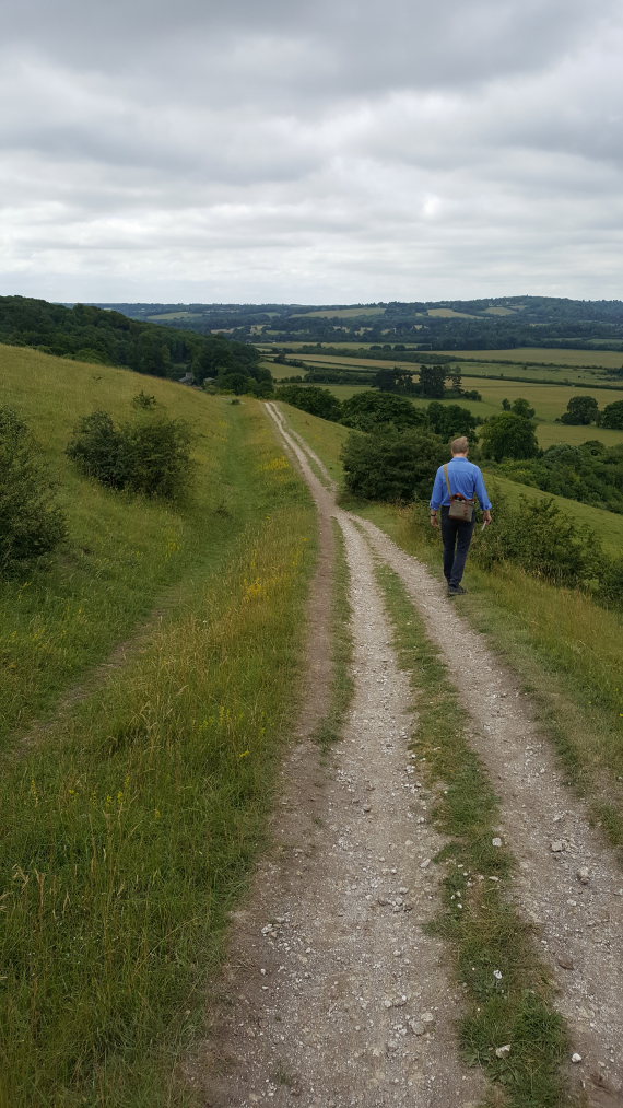 United Kingdom England, The Ridgeway, Pitstone Hill flank, Walkopedia