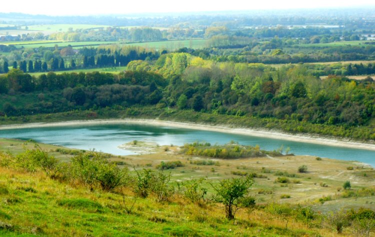 United Kingdom England, The Ridgeway, Chalk pit, Walkopedia