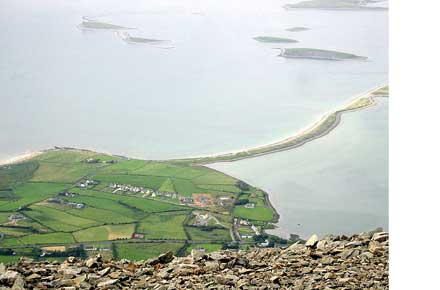 Ireland, Croagh Patrick, Croagh Patrick - View of Clew , Walkopedia