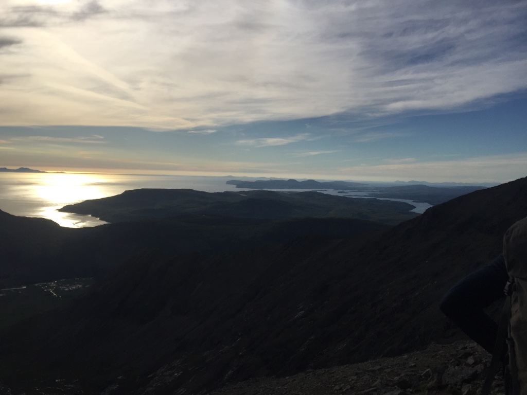 United Kingdom Scotland Isles Skye, Black Cuillin Ridge, Evening, looking west, Walkopedia