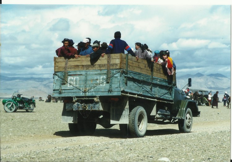 Mongolia, Altai Mountains, Altai Mts - Arriving at Nadaam, 1999, Walkopedia