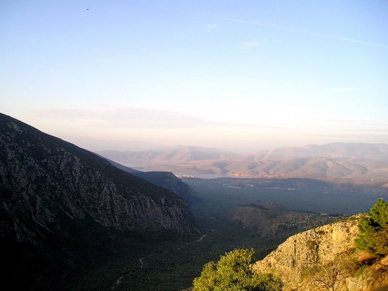 Greece, Mt Parnassus, view from mt parnassus , Walkopedia