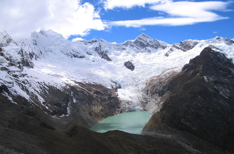 Peru North Huaraz Area, Alpamayo Loop, Alpamayo campamento Moraine, Walkopedia