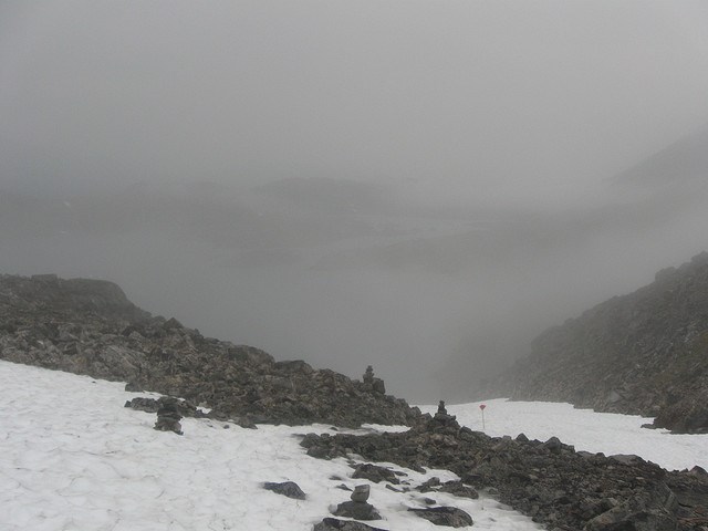 USA Alaska/Yukon, Chilkoot Trail, Chilkoot Trail - typically misty conditions, Walkopedia