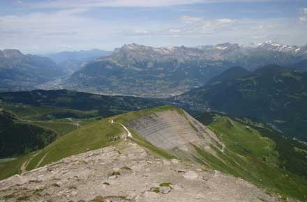 France Alps Mt Blanc Area, Mont Joly, North along the Ridge, Walkopedia
