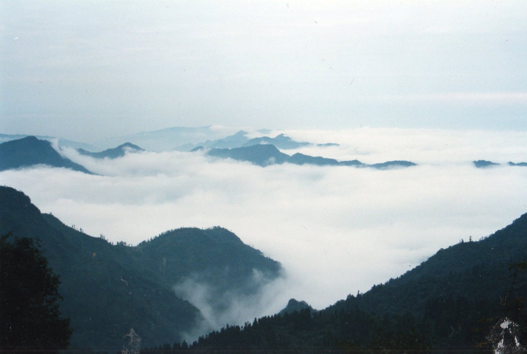 China Sichuan, Emei Shan, Sea of clouds, Walkopedia