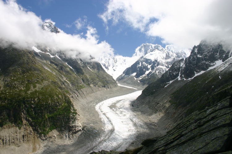 France Alps Mt Blanc Area, Mont Blanc Area, Mont Blanc Area - Mer de Glace From Signal Forbes, Walkopedia