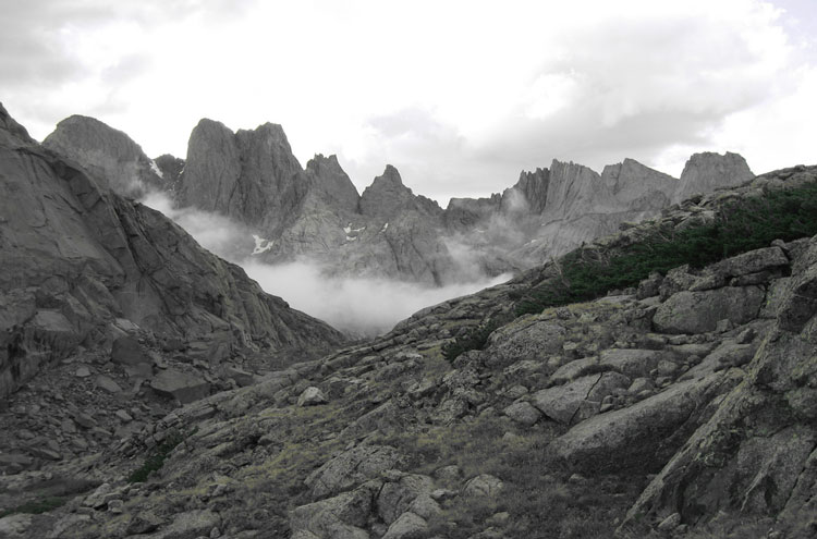 USA Western: Wind River Mts, Cirque of the Towers, Cirque of the Towers, Walkopedia