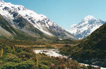 New Zealand South Island Mount Cook Area, Iceberg/Hooker Glacier Lake, Iceberg Lake - , Walkopedia