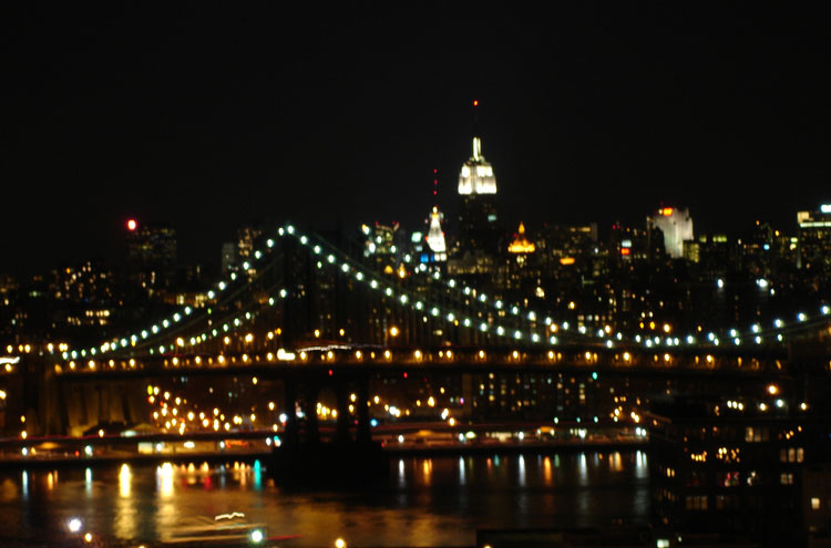 USA North-east, Brooklyn Bridge, New York, Brooklyn Bridge at night, Walkopedia