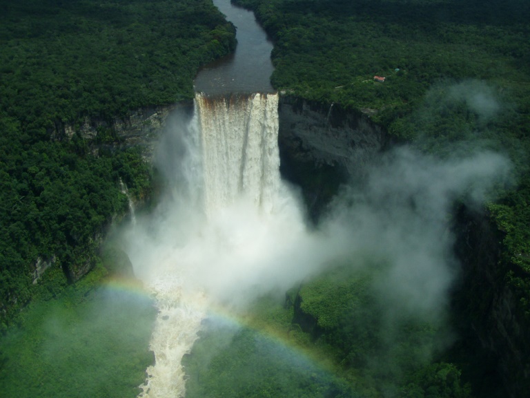 Guyana, Kaieteur Falls, The worlds largest one drop fall , Walkopedia