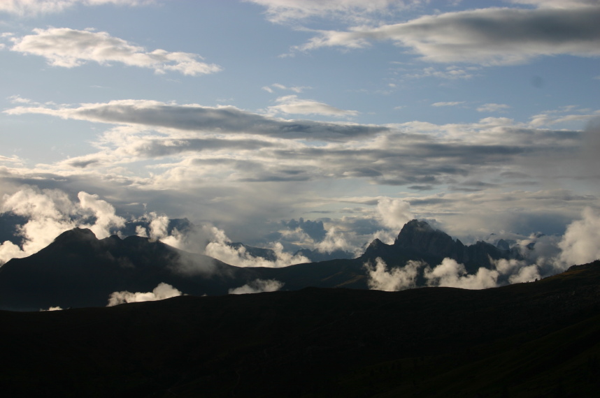 Italy Dolomites, Dolomites Hikes and Walks, Evening light from Passo Giau, Walkopedia