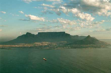 Table Mountain, top end of Cape peninsula - ©William Mackesy Cape of Good Hope: Table Mountain, top end of Cape peninsula - ©William Mackesy