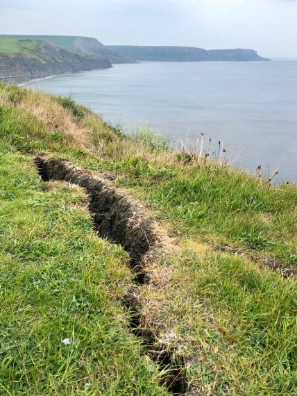 South West Coast Path: Crumbling cliff, Jurassic Coast - © Paul Hadaway