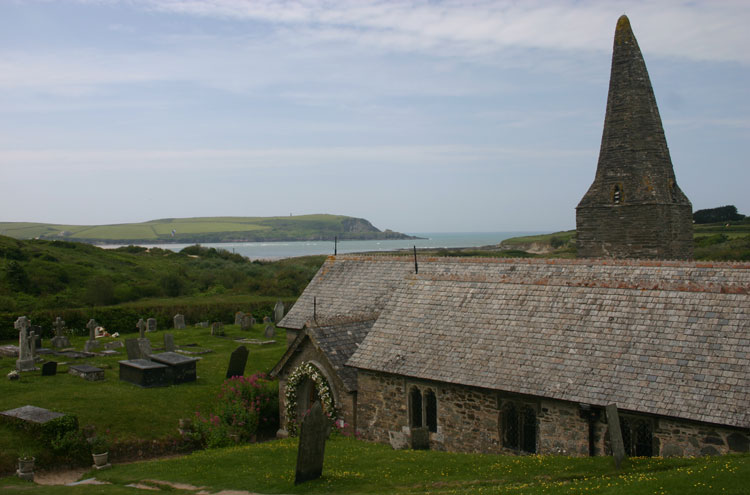 United Kingdom England South-west, South West Coast Path, St. Enedoc Church, once buried, Walkopedia