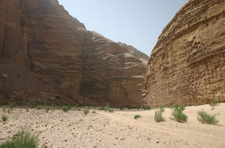 Jordan Wadi Rum, Barrah Canyon, Barrah Canyon , Walkopedia