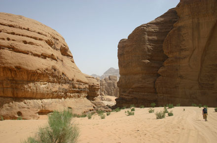 Jordan Wadi Rum, Barrah Canyon, Barrah Canyon , Walkopedia