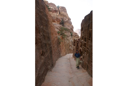 Jordan Petra, The High Place, The High Place - Royal tombs From the High Place, Walkopedia