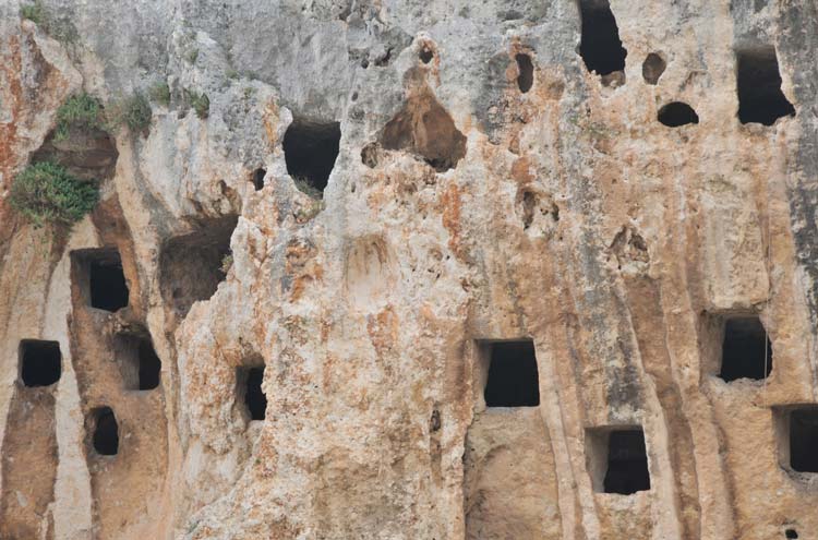 Hermits' Caves - © By Stephen Barber Q'adisha Valley: Hermits' Caves - © By Stephen Barber