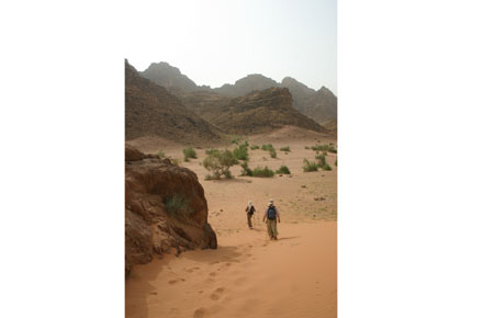 Jordan Wadi Rum, Wadi Siq Makhras and Siq Um Ishrin, Wadi Siq Makhras , Walkopedia