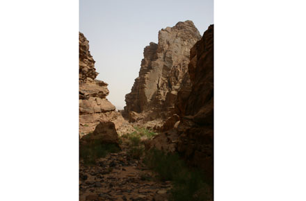 Jordan Wadi Rum, Wadi Siq Makhras and Siq Um Ishrin, Wadi Siq Makhras , Walkopedia