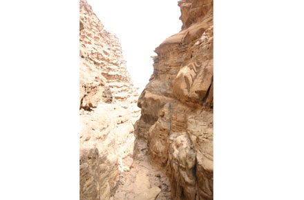 Jordan Wadi Rum, Wadi Siq Makhras and Siq Um Ishrin, Wadi Siq Makhras , Walkopedia