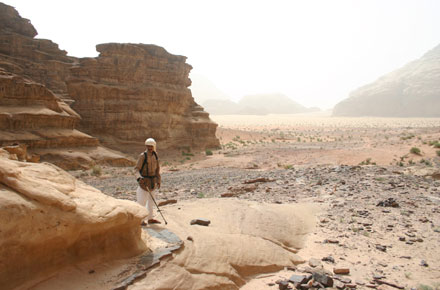 Jordan Wadi Rum, Wadi Siq Makhras and Siq Um Ishrin, Wadi Siq Makhras , Walkopedia