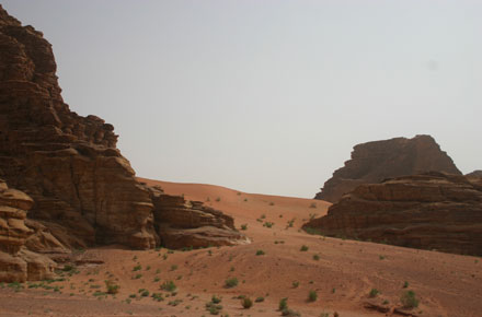 Jordan Wadi Rum, Wadi Siq Makhras and Siq Um Ishrin, Wadi Siq Makhras , Walkopedia