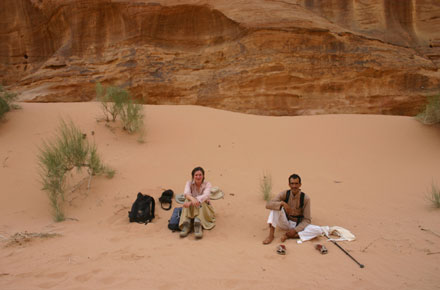 Jordan Wadi Rum, Wadi Siq Makhras and Siq Um Ishrin, Siq Um Ishrin, Walkopedia