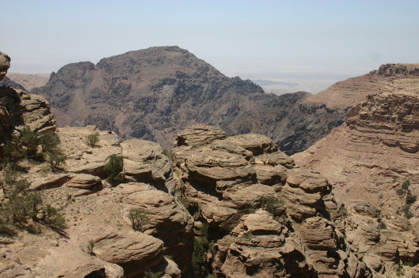 Jordan Petra, Al Deir (Monastery) Circuit, From behind the Monastery , Walkopedia