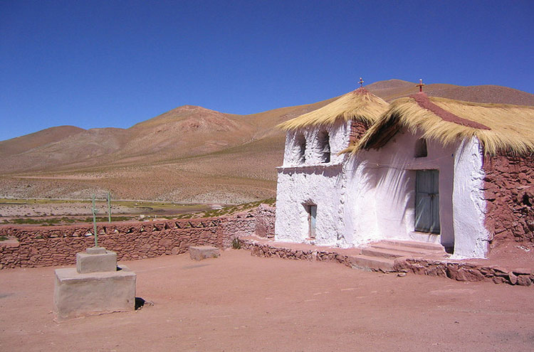 Chile, Atacama Desert, Church - ? From Flickr user Phillie Casablanca, Walkopedia