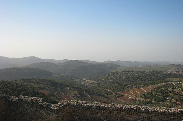 Jordan, Ajloun Woodland Reserve, Farm lands viewed From battlement - © From Flickr user Dale Gillard, Walkopedia