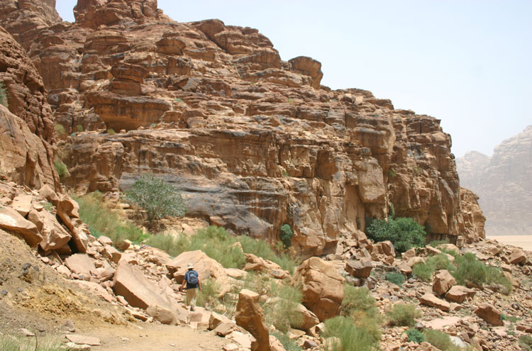 Jordan Wadi Rum, Lawrence's Spring, , Walkopedia