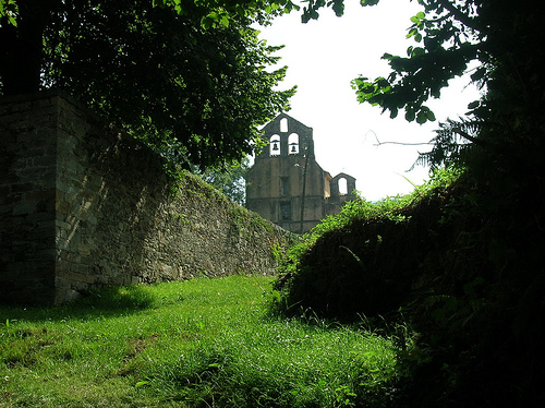 Spain NW The Camino, Camino del Norte (Camino de Santiago alternative route), Monastery, Obona, Camino Primitivo, Walkopedia