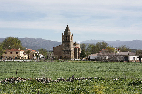 Spain, Via de la Plata (Seville to Santiago), Church, Caceres Province, Walkopedia