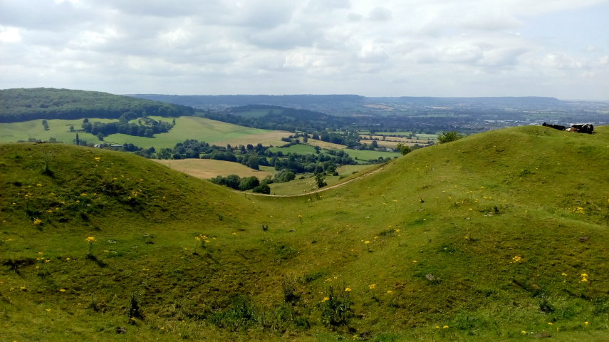 United Kingdom England Cotswolds, Cotswold Way, Haresfield Beacon on the Cotswold Way , Walkopedia