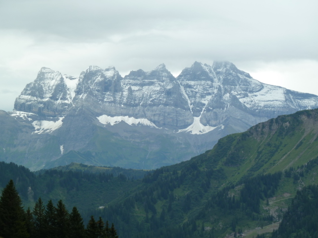 France Alps, GR5 or Grand Traverse des Alpes, Dents du Midi From Les Mattes at 6332 feet, Walkopedia