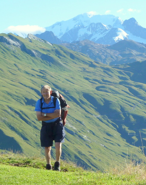 France Alps, GR5 or Grand Traverse des Alpes, Mont Blanc From beyond Refuge du Plan de la Lai, Walkopedia