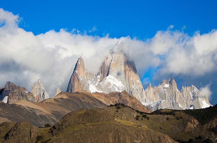 Argentina, Fitz Roy Massif, Mount Fitz Roy From El Chalten, Walkopedia