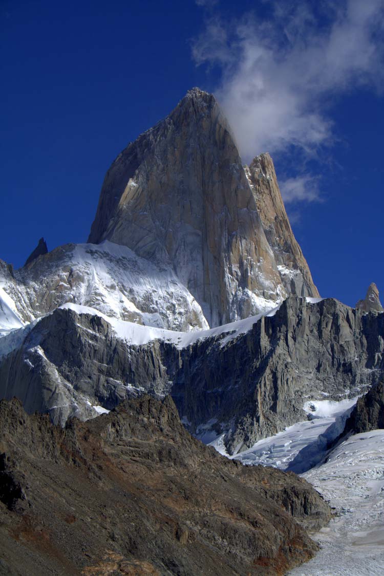 Argentina, Fitz Roy Massif, Close-up of Fitz Roy, Walkopedia