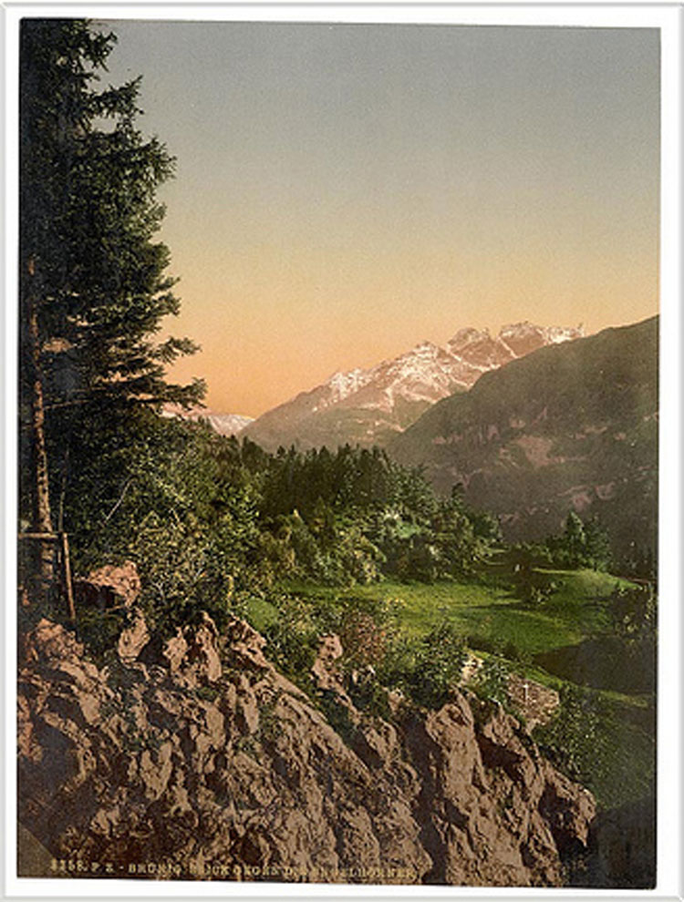 Switzerland, Via Jacobi (aka Jakobsweg), Old Picture, Brunig, Walkopedia