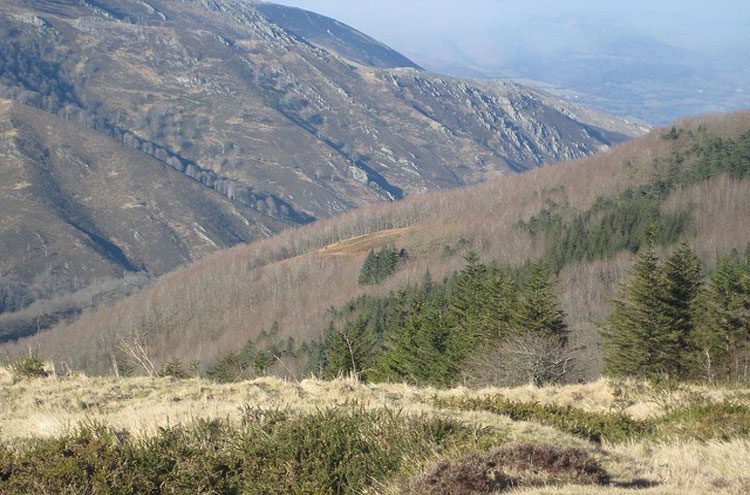 France, Chemin St Jacques, Pyrenees outside St Jean, Walkopedia