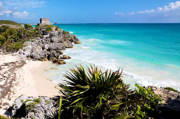 Mexico Yucatan Peninsula, Tulum, and Coba to Yaxuna, Mayan Ruins abover Blue Waters, Walkopedia