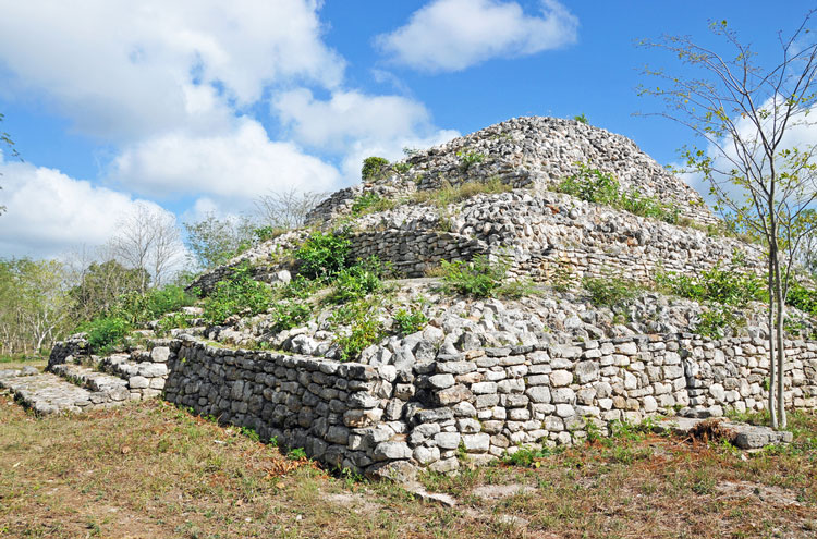 Mexico Yucatan Peninsula, Tulum, and Coba to Yaxuna, Yaxuna Pyramid, Walkopedia