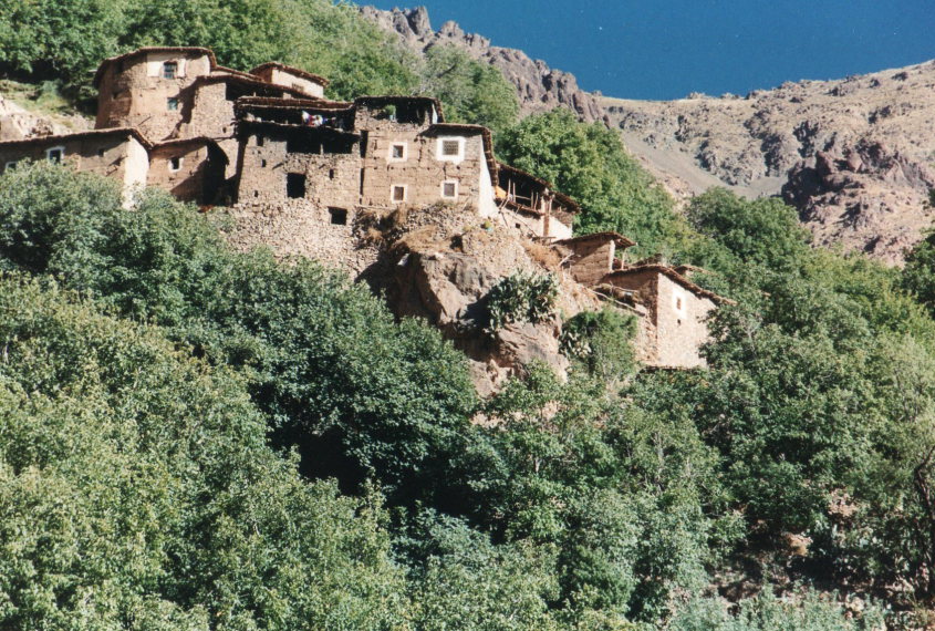 Morocco High Atlas, Jebel Toubkal Circuit, Berber village, Walkopedia