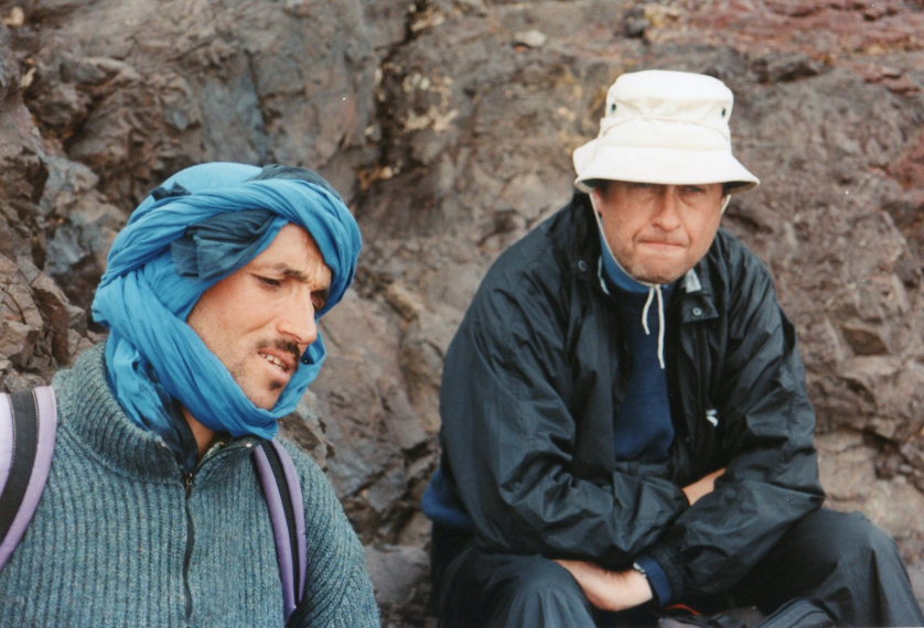 Morocco High Atlas, Jebel Toubkal Circuit, Wet morning below Tizi n'Ouanaomss after a bad night, Walkopedia