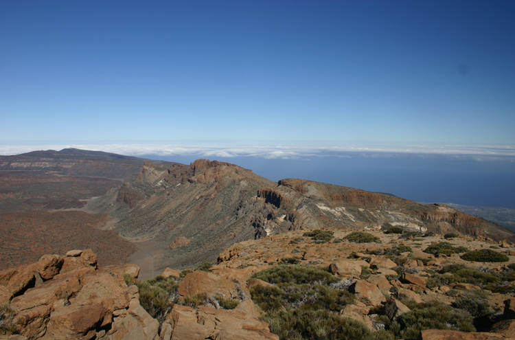 Spain Canary Islands: Tenerife, Las Canadas and El Tiede, Las Canadas rim, Walkopedia