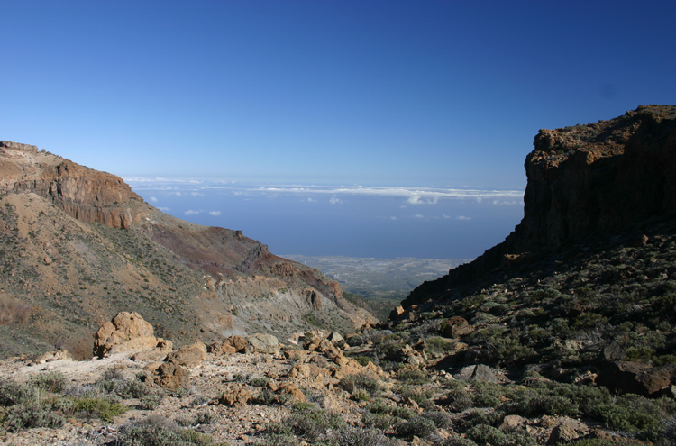 Spain Canary Islands: Tenerife, Guajara, Barranco, Walkopedia