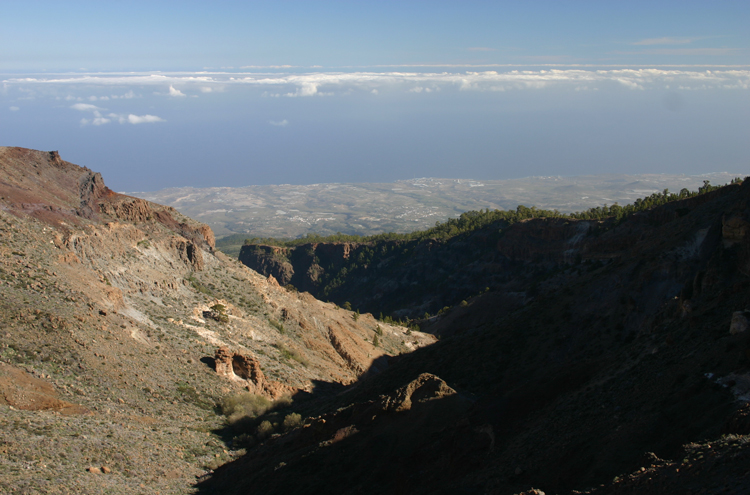 Spain Canary Islands: Tenerife, Guajara, From the high ridge, Walkopedia